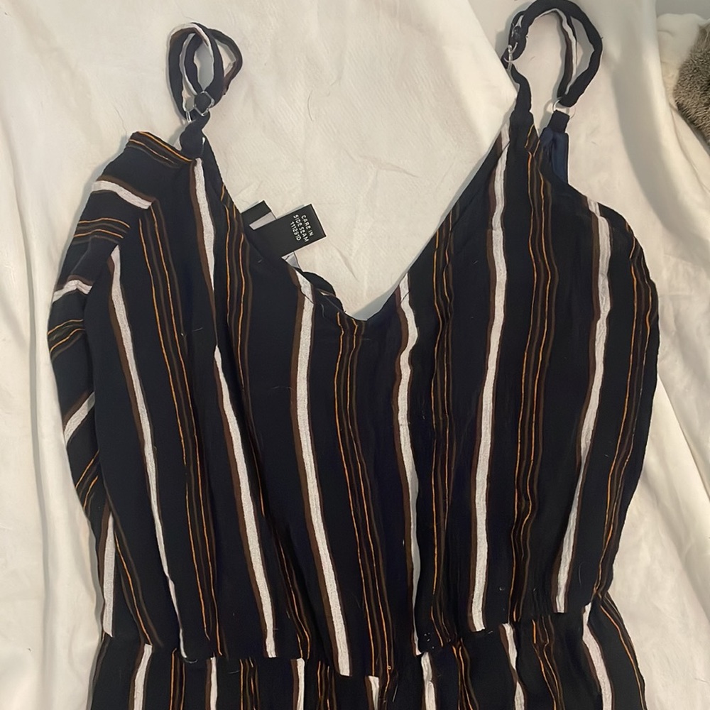 Striped jumpsuit - Picture 2 of 3